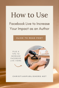 4 Tips to Increase Your Impact through Facebook LIVE